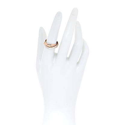 Cartier 18K Pink Yellow White Gold Classic Les Must De Cartier Trinity Ring 56 7.5 3 of 10