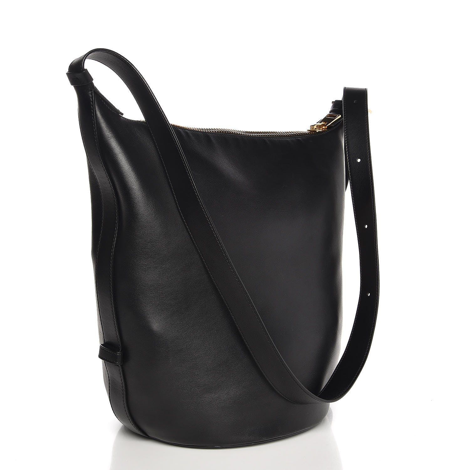 Tom Ford Calfskin Grace Belt Bucket Bag Black 3 of 7