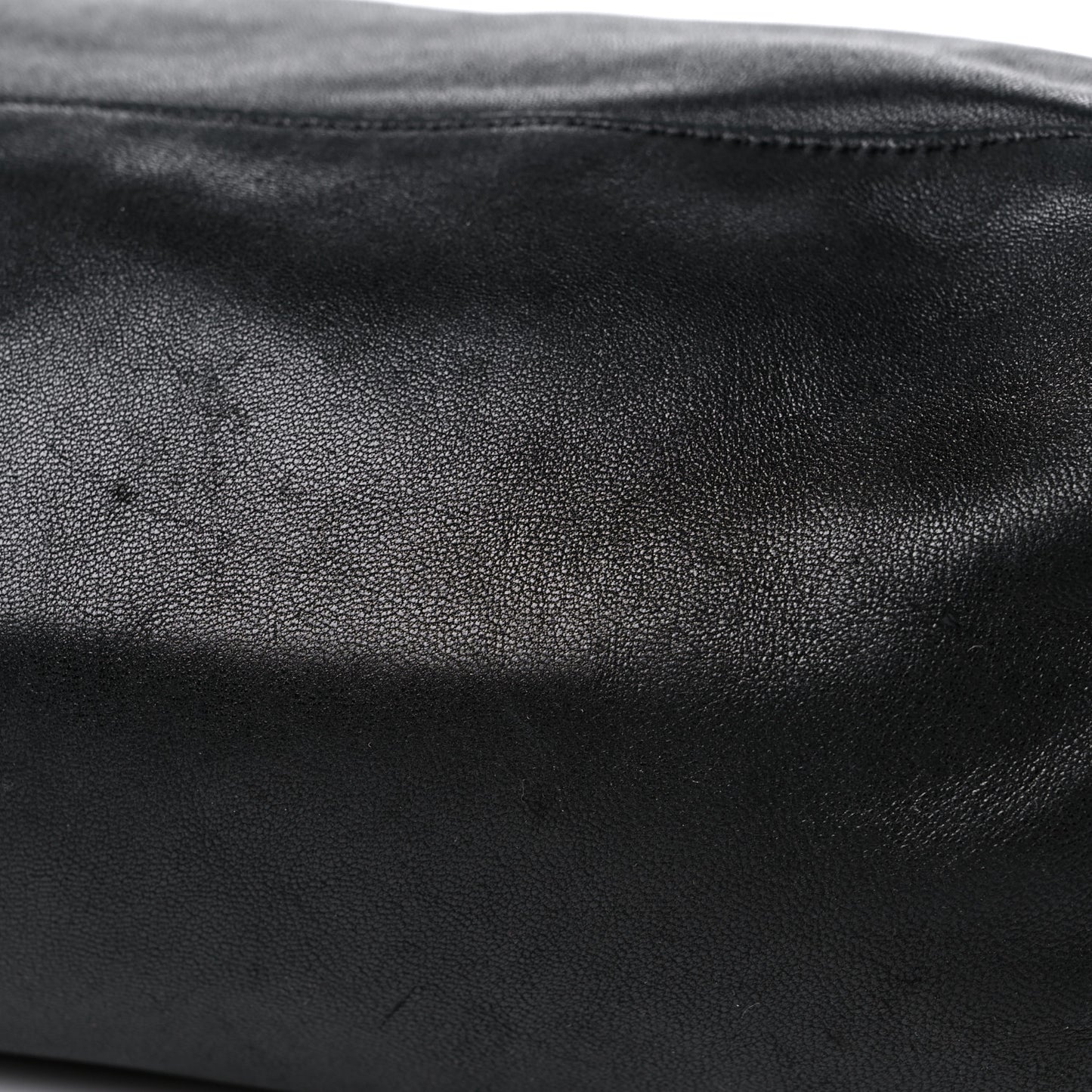 Lambskin Large Ultimate Soft Tote Black