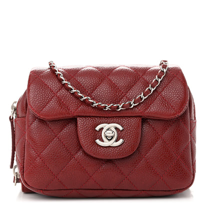 Chanel Caviar Quilted Small Pocket Camera Case Red 1 of 10