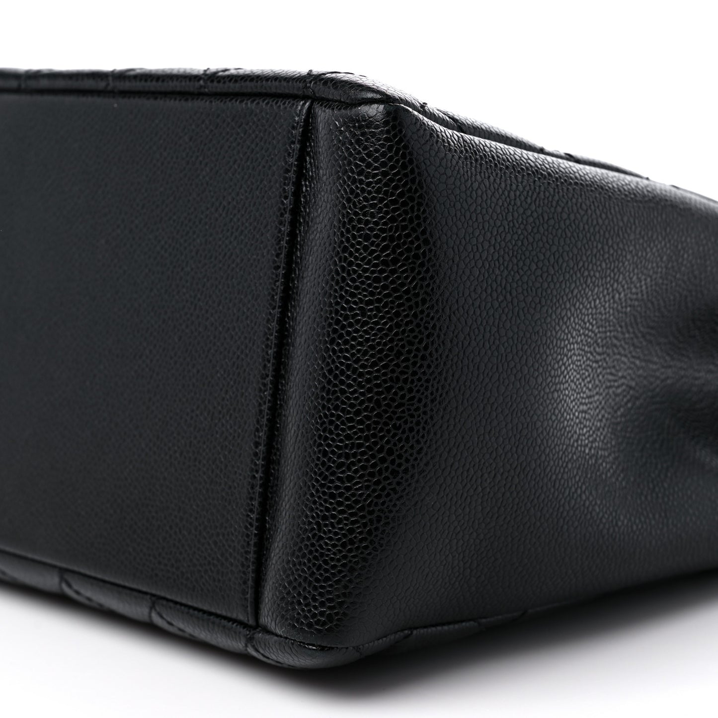 Caviar Quilted Grand Shopping Tote GST Black