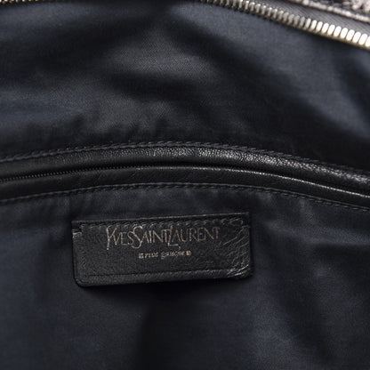 Saint Laurent Textured Patent Easy Y Bag Black 6 of 18
