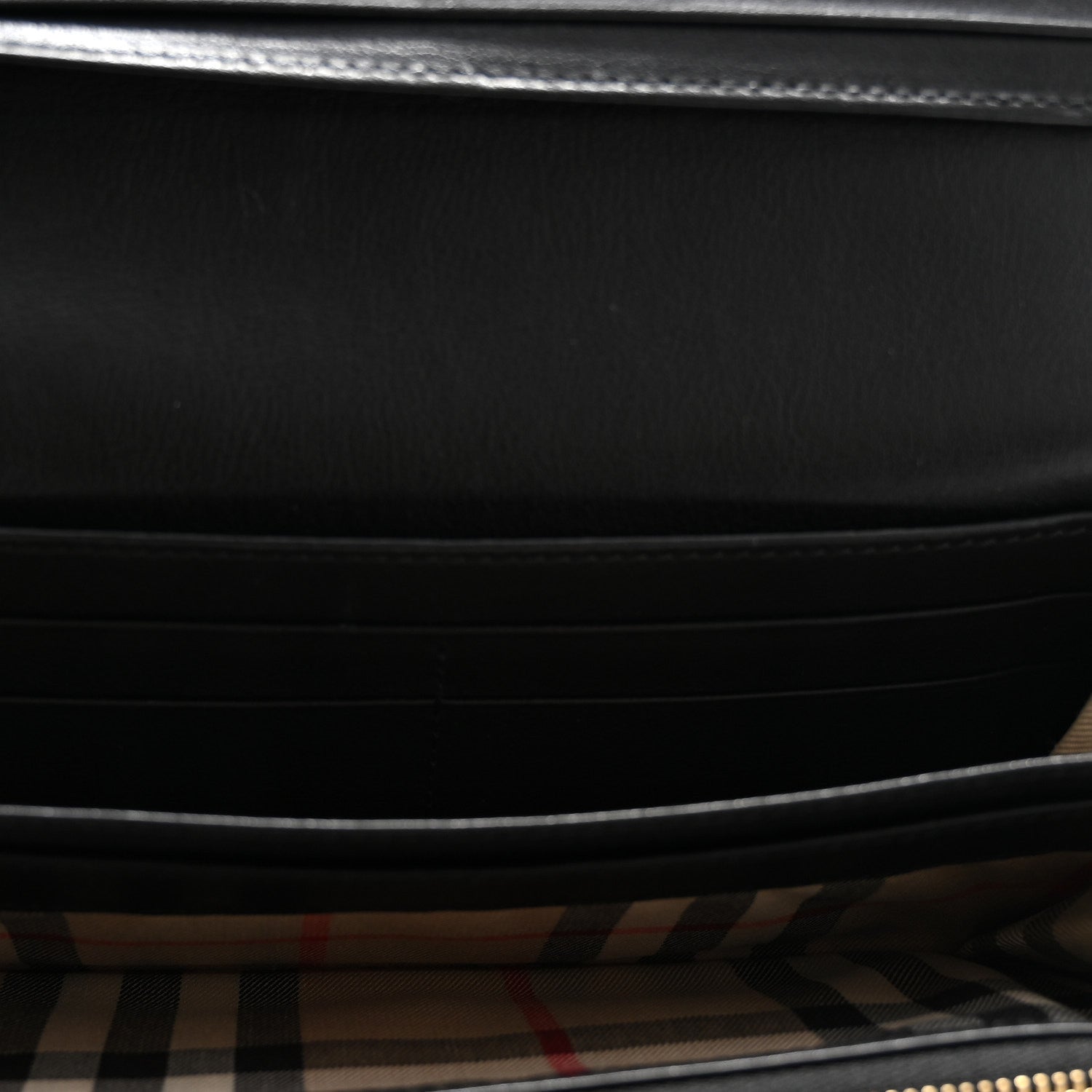Burberry Grain Calfskin Continental Wallet Black 5 of 7