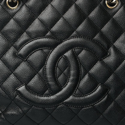 Chanel Caviar Quilted Grand Shopping Tote GST Black 8 of 18