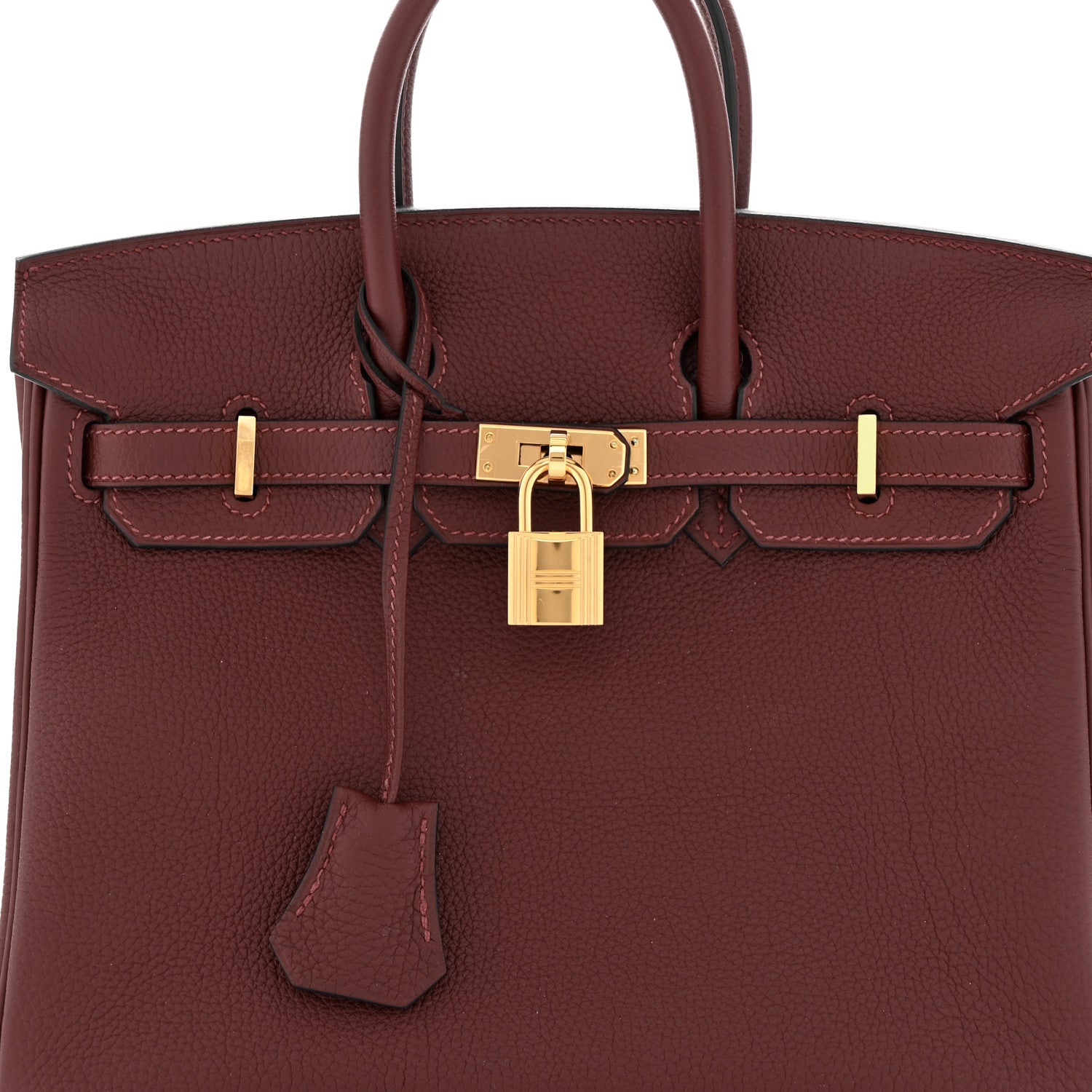 Hermes Togo Birkin 25 Rouge H 8 of 11