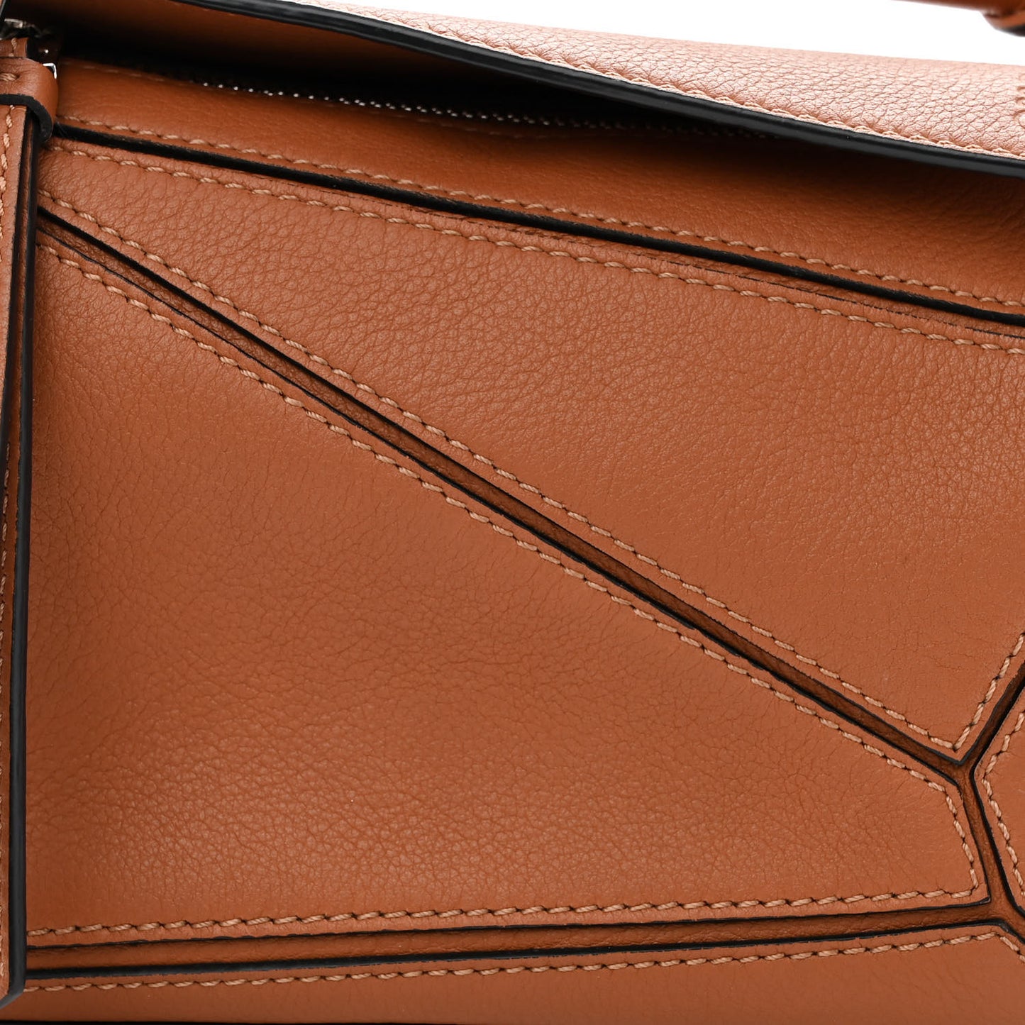 Calfskin Mini Puzzle Bag Tan