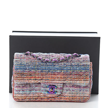 Chanel Tweed Quilted Mini Rectangular Flap Multicolor 11 of 11