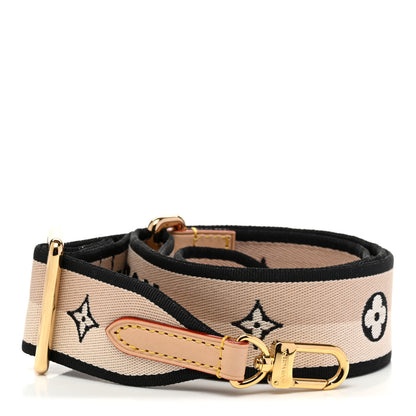 Louis Vuitton Jacquard Speedy Bandouliere 20 Shoulder Strap Black 1 of 3