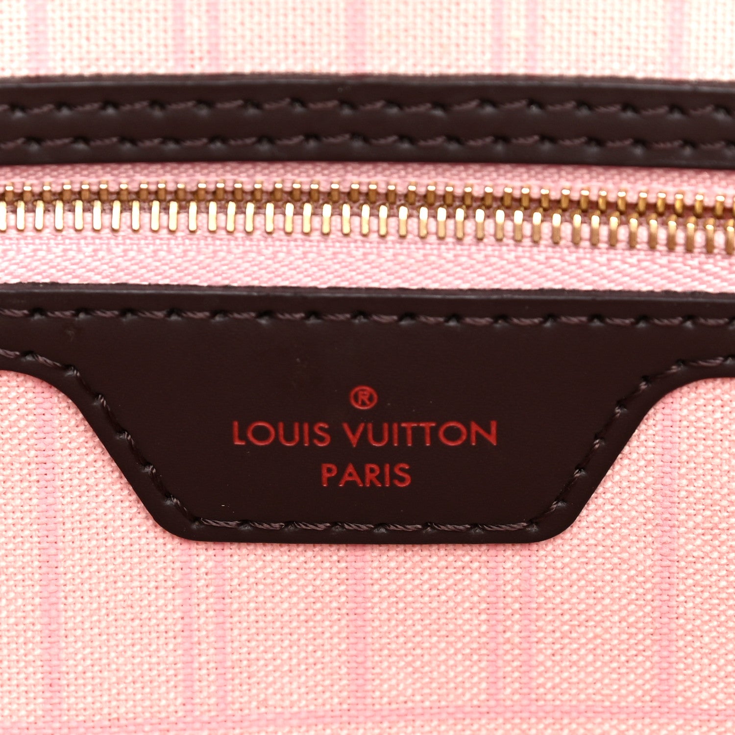 Louis Vuitton Damier Ebene Neo Neverfull MM Rose Ballerine 6 of 17
