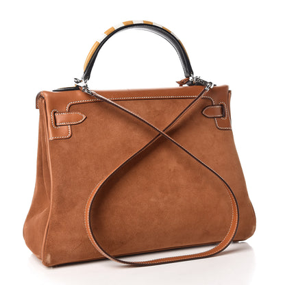 Hermes Barenia Grizzly Au Galop Kelly Retourne 32 Fauve 3 of 41