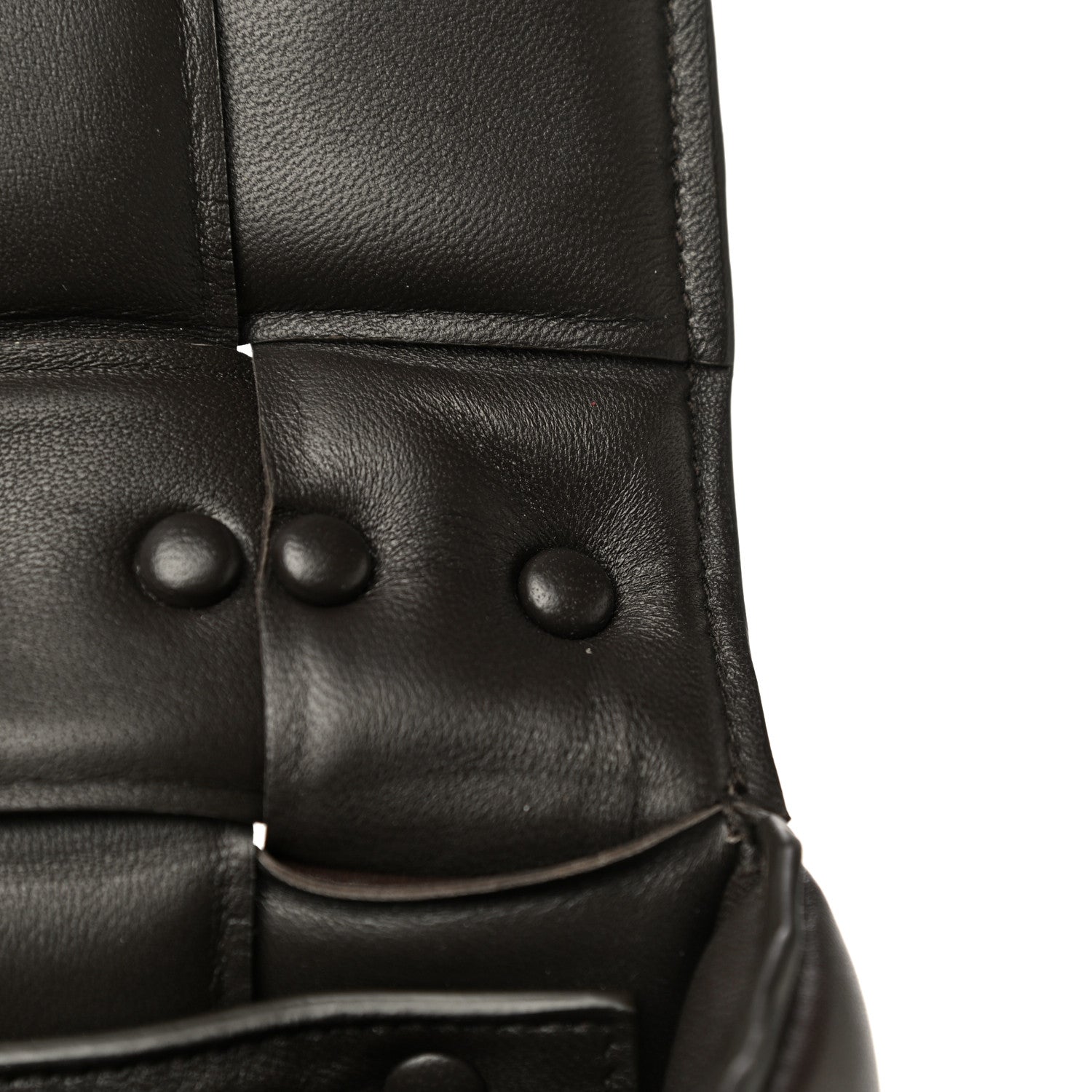 Bottega Veneta Lambskin Maxi Intreccio Padded Chain Cassette Crossbody Bag Black 14 of 18