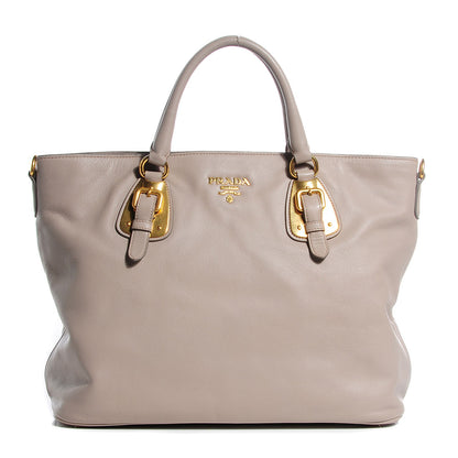 Prada Soft Calf Tote Pomice 1 of 10