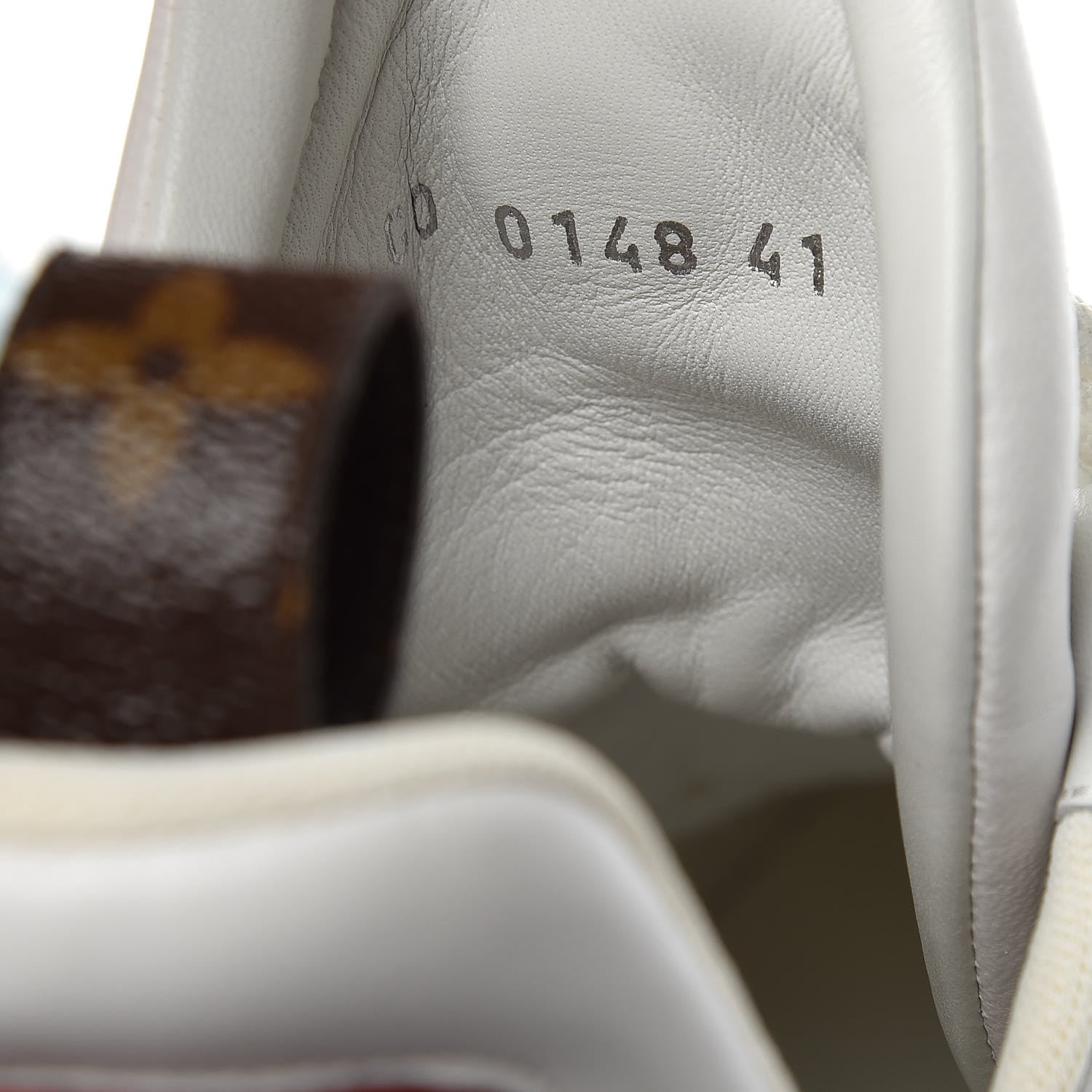 Louis Vuitton Calfskin Technical Nylon LV Archlight Sneakers 41 White Blue Gris 10 of 18