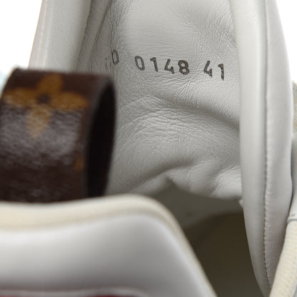 Louis Vuitton Calfskin Technical Nylon LV Archlight Sneakers 41 White Blue Gris 10 of 18