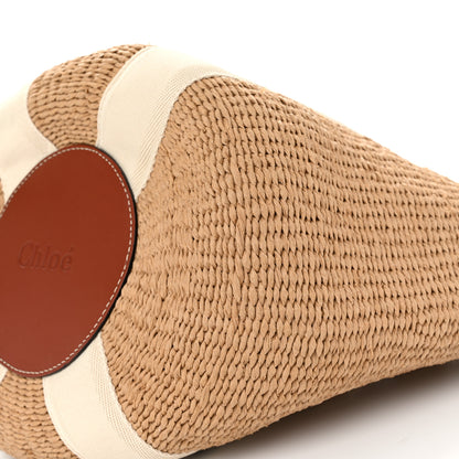 Chloe X MIFUKO Raffia Large Woody Basket Bag White 9 of 10