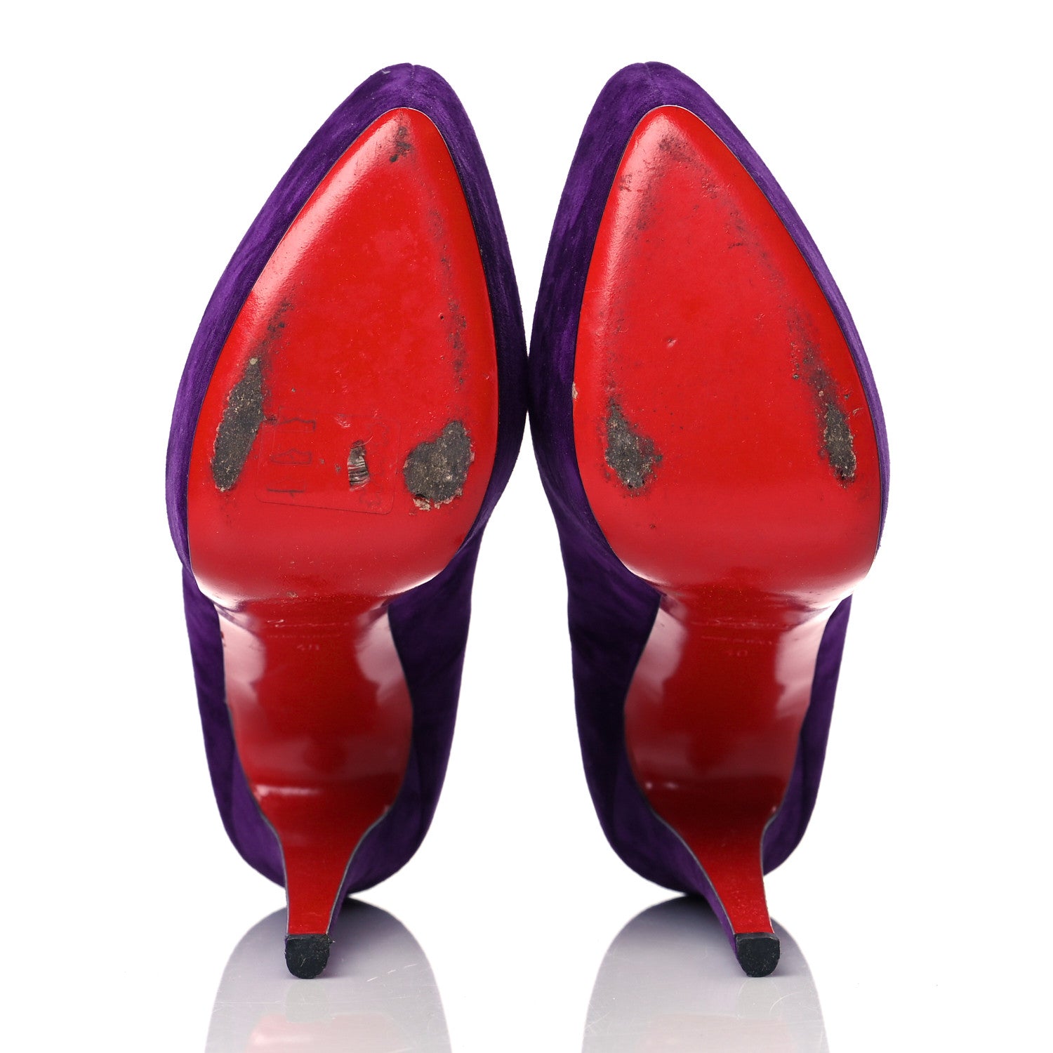 Christian Louboutin Suede Daffodile 160 Pumps 40 Violet 5 of 10