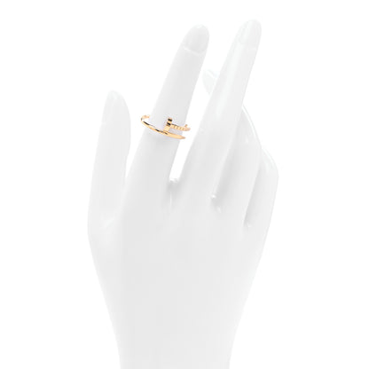 Cartier 18K Yellow Gold Small Juste Un Clou Ring 53 6.5 2 of 5
