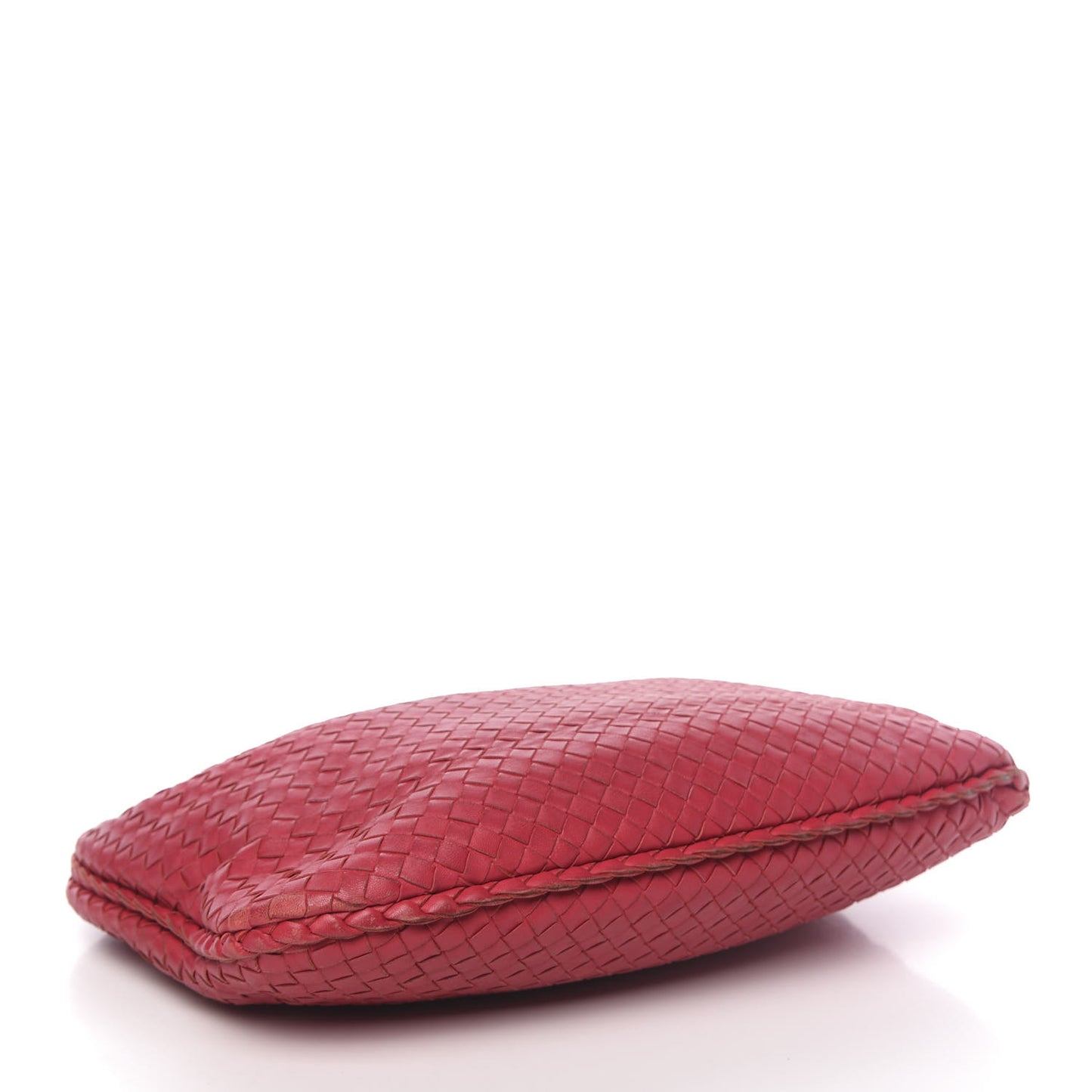 Nappa Intrecciato Medium Veneta Hobo Fuchsia