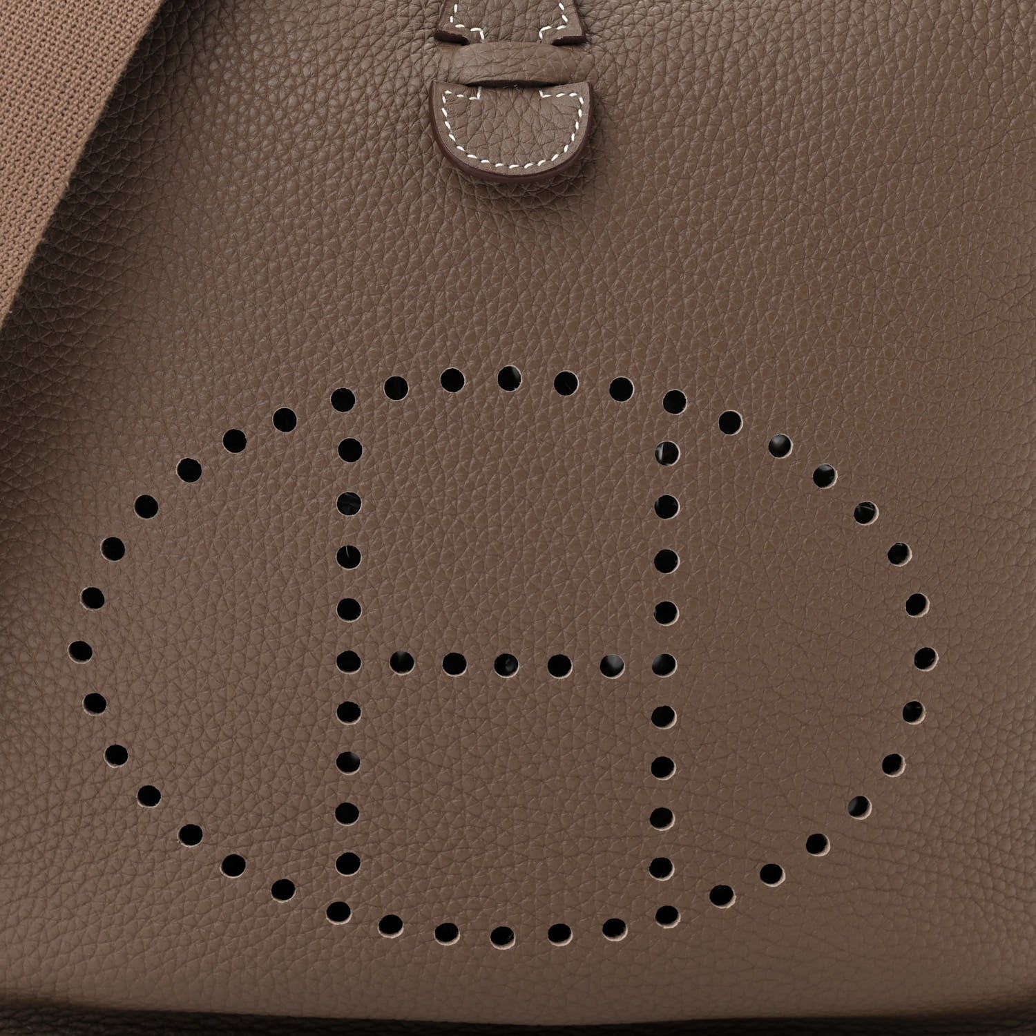 Hermes Taurillon Clemence Evelyne III PM Etoupe 8 of 11