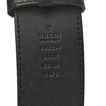 Gucci Moon Calfskin Pearl Double G 40mm Belt 85 34 Black Cream 4 of 4