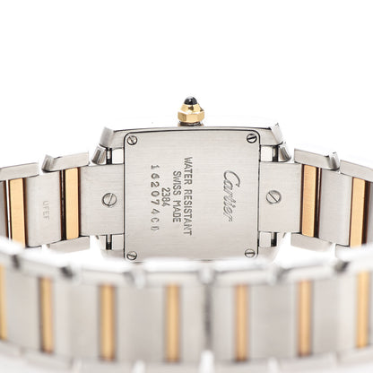 Cartier Stainless Steel 18K Yellow Gold 20mm Tank Francaise Quartz Watch 5 of 10