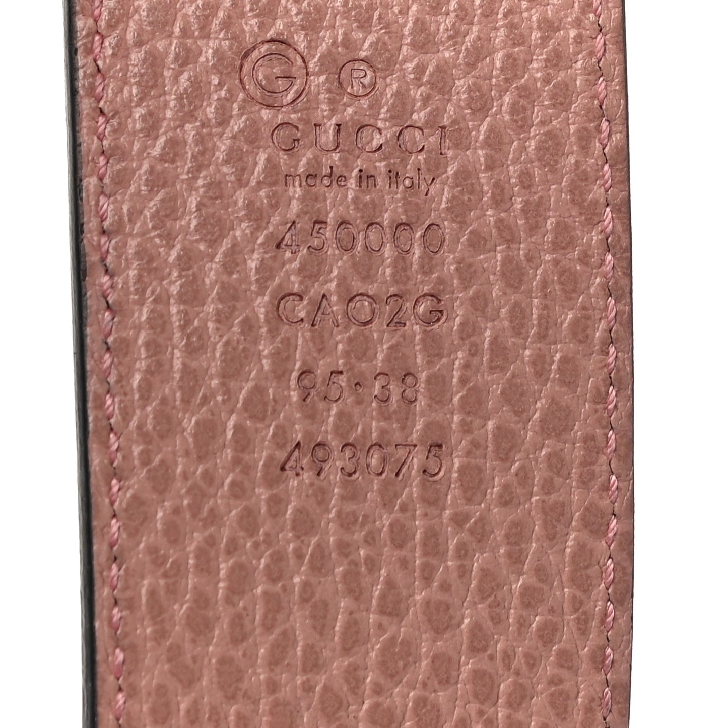 Calfskin 1973 Reversible Belt 95 38 Black Pink