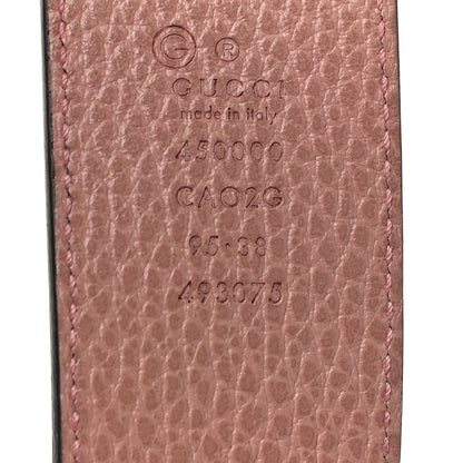 Gucci Calfskin 1973 Reversible Belt 95 38 Black Pink 8 of 9