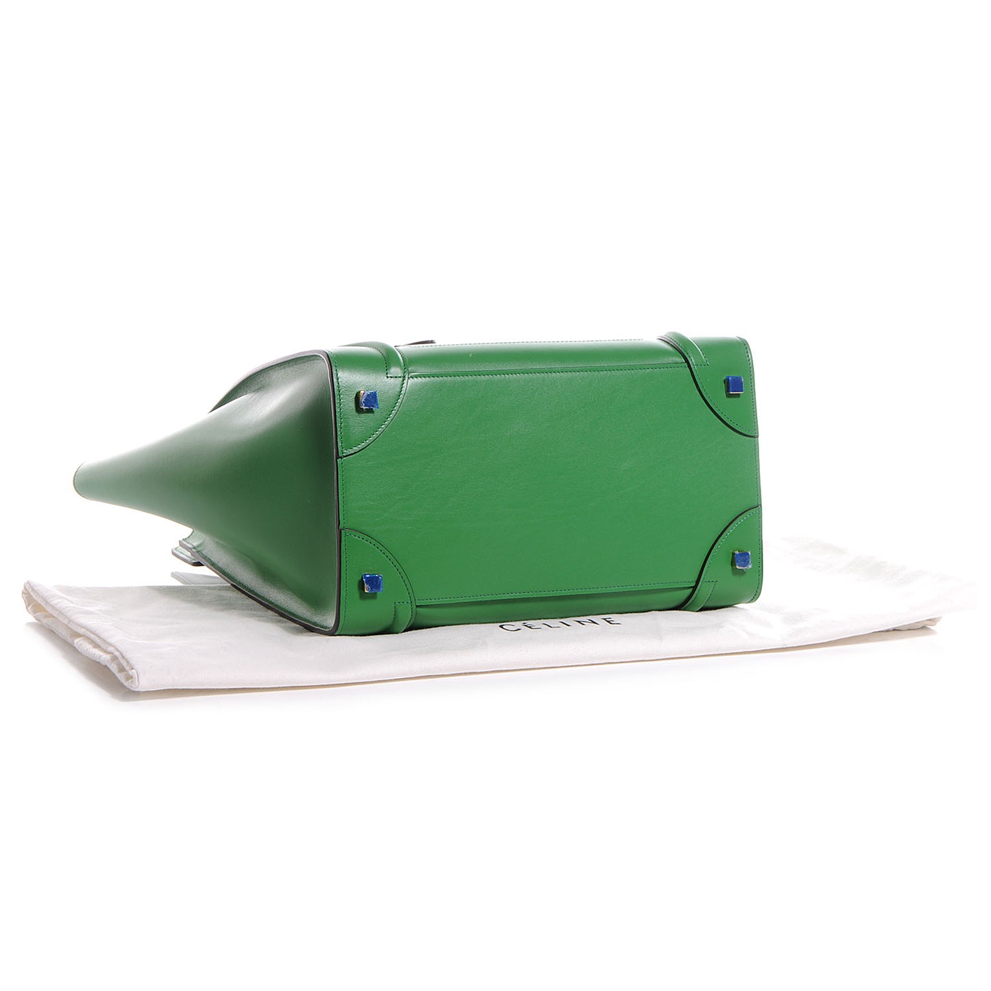 Palmelato Leather Mini Luggage Bag Grass Green