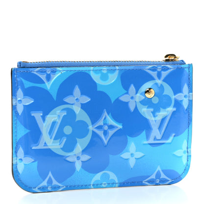 Louis Vuitton Vernis Valentine Key Pouch Light Blue 3 of 6