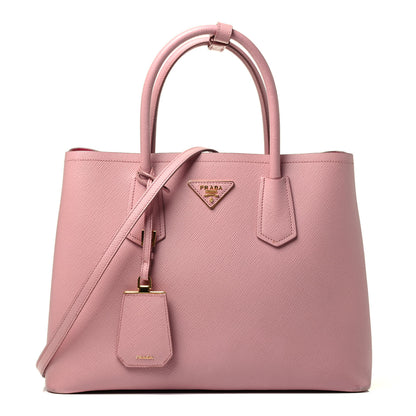 Prada Saffiano Cuir Medium Double Bag Pesco 1 of 3