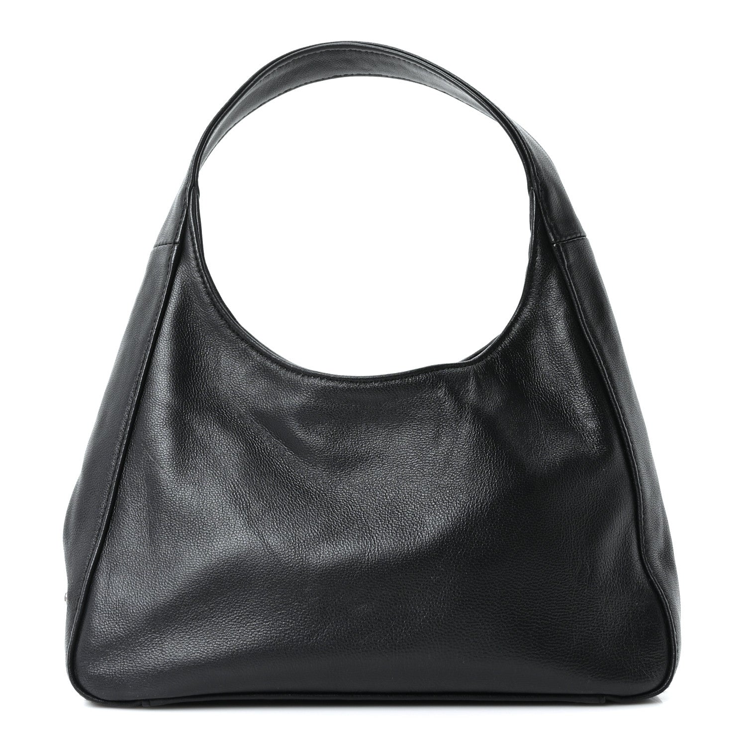 Prada Nappa Mini Triangle Hobo Black 1 of 9
