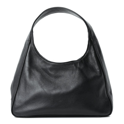 Prada Nappa Mini Triangle Hobo Black 1 of 9