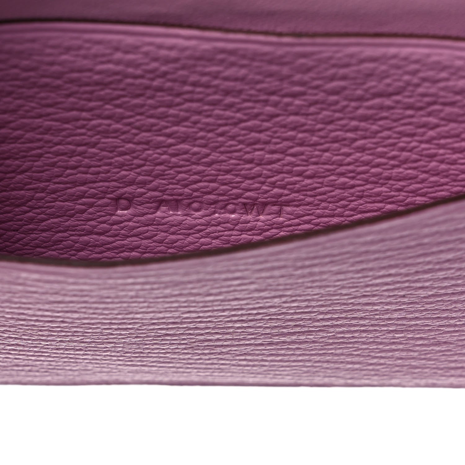 Hermes Chevre Mysore Bearn Card Holder Wallet Mauve Sylvestre 7 of 10