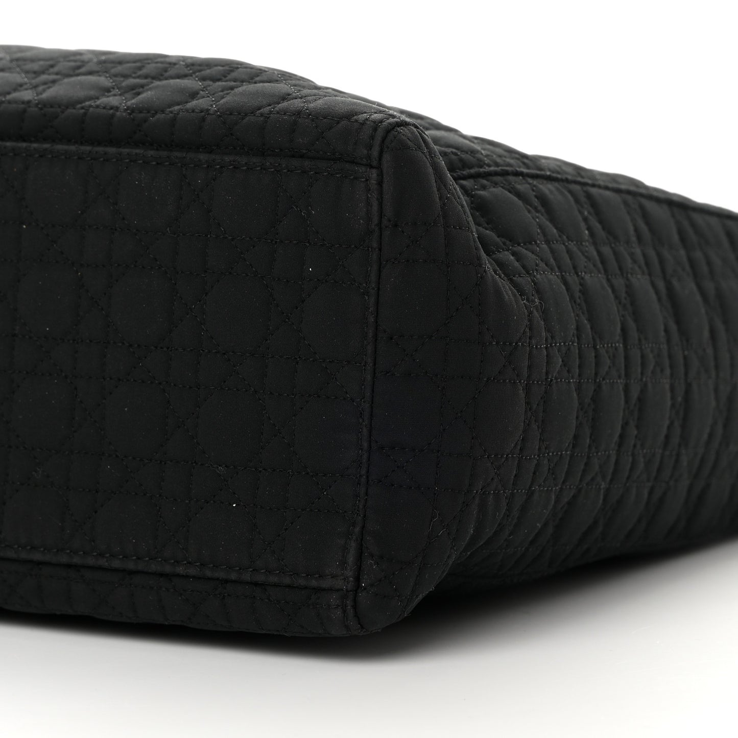 Nylon Cannage Large Lady Dior Black