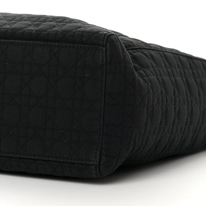 Christian Dior Nylon Cannage Large Lady Dior Black 10 of 13