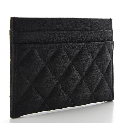Chanel Caviar Quilted Boy Card Holder Black 3 of 8