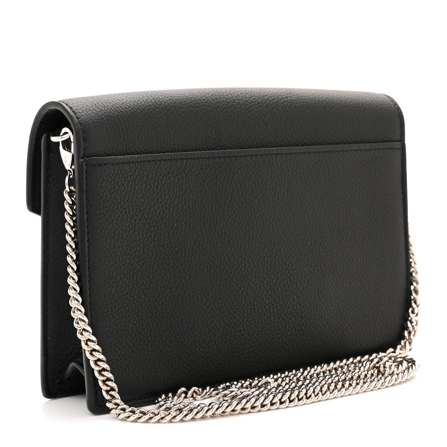 Soft Calfskin My Lockme Chain Pochette Black