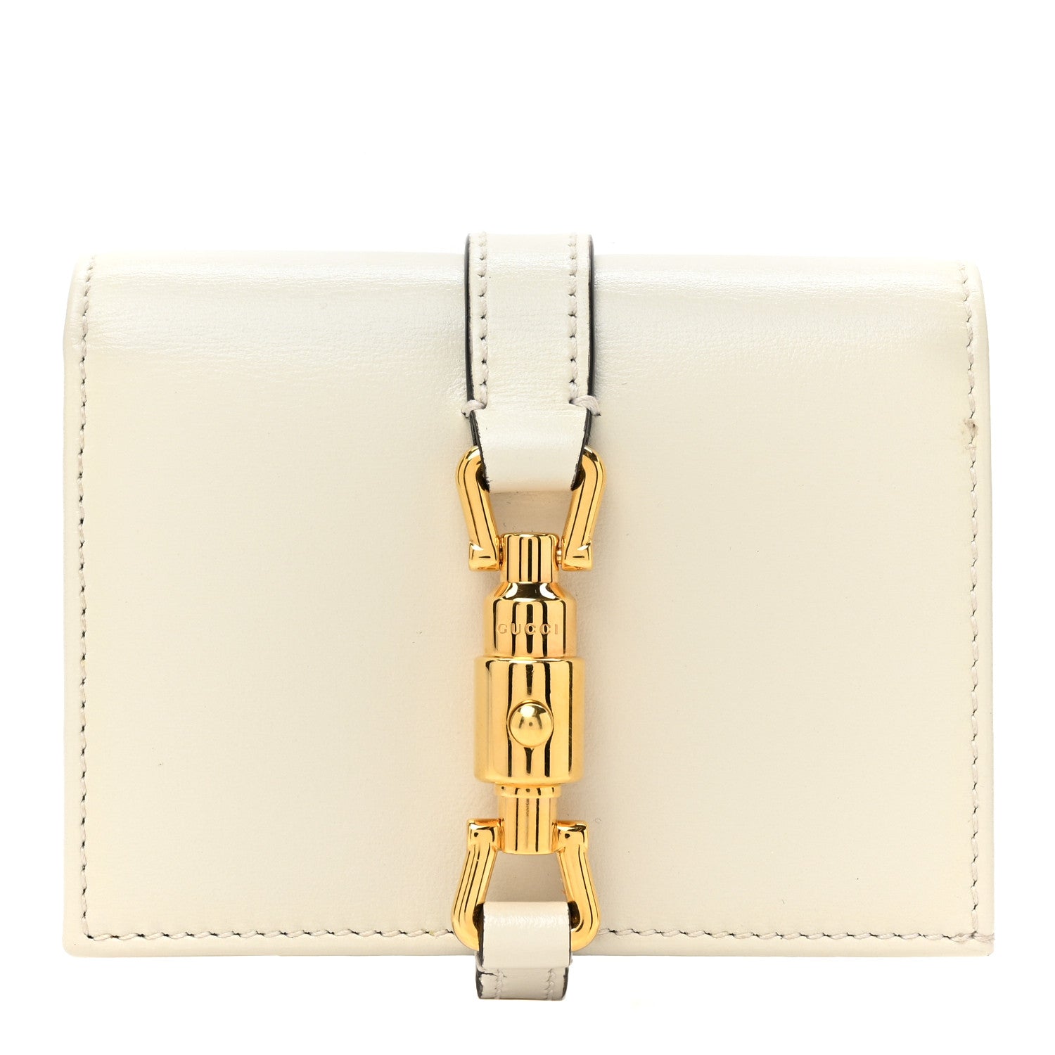 Gucci Calfskin Jackie 1961 Card Case Mystic White 1 of 12
