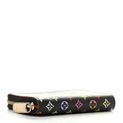 Louis Vuitton Monogram Multicolor Zippy Coin Purse Black Grenade 4 of 9