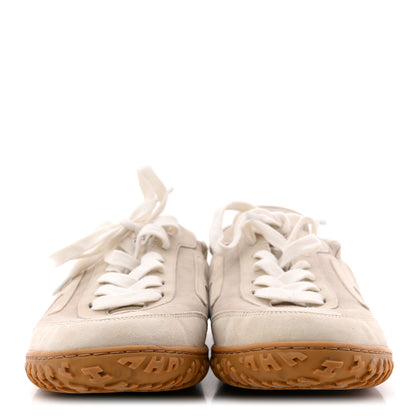 Hermes Suede Goatskin Jet Sneakers 38.5 Beige Esquisse Glaise 3 of 10