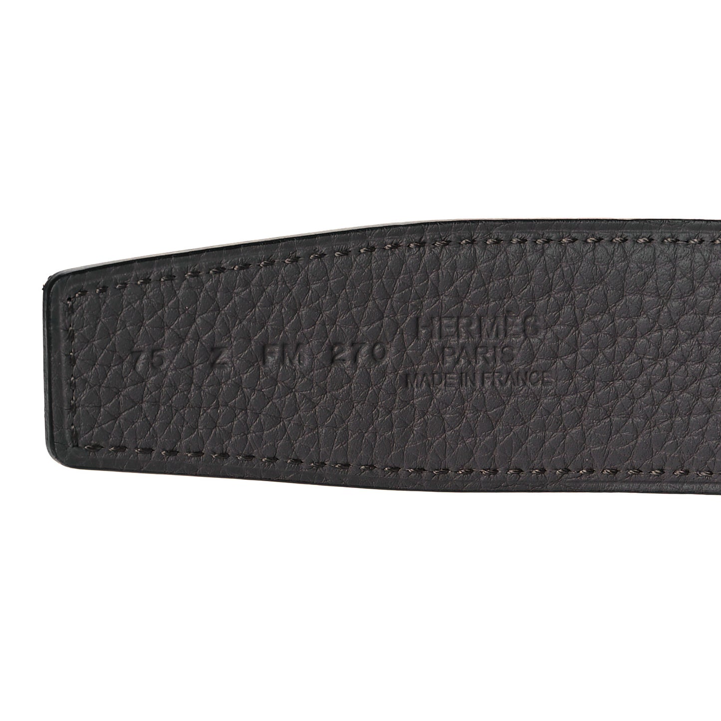 Togo Box 32mm Belt 75 Black Etain