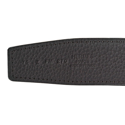 Hermes Togo Box 32mm Belt 75 Black Etain 4 of 7
