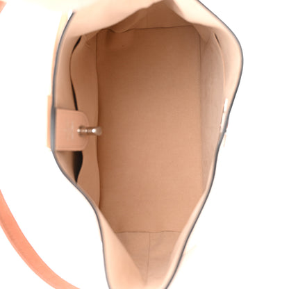 Louis Vuitton Calfskin Lockme Hobo Beige 5 of 10