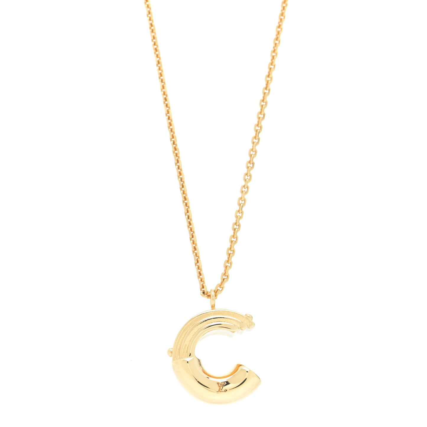 LV And Me Letter C Necklace Gold