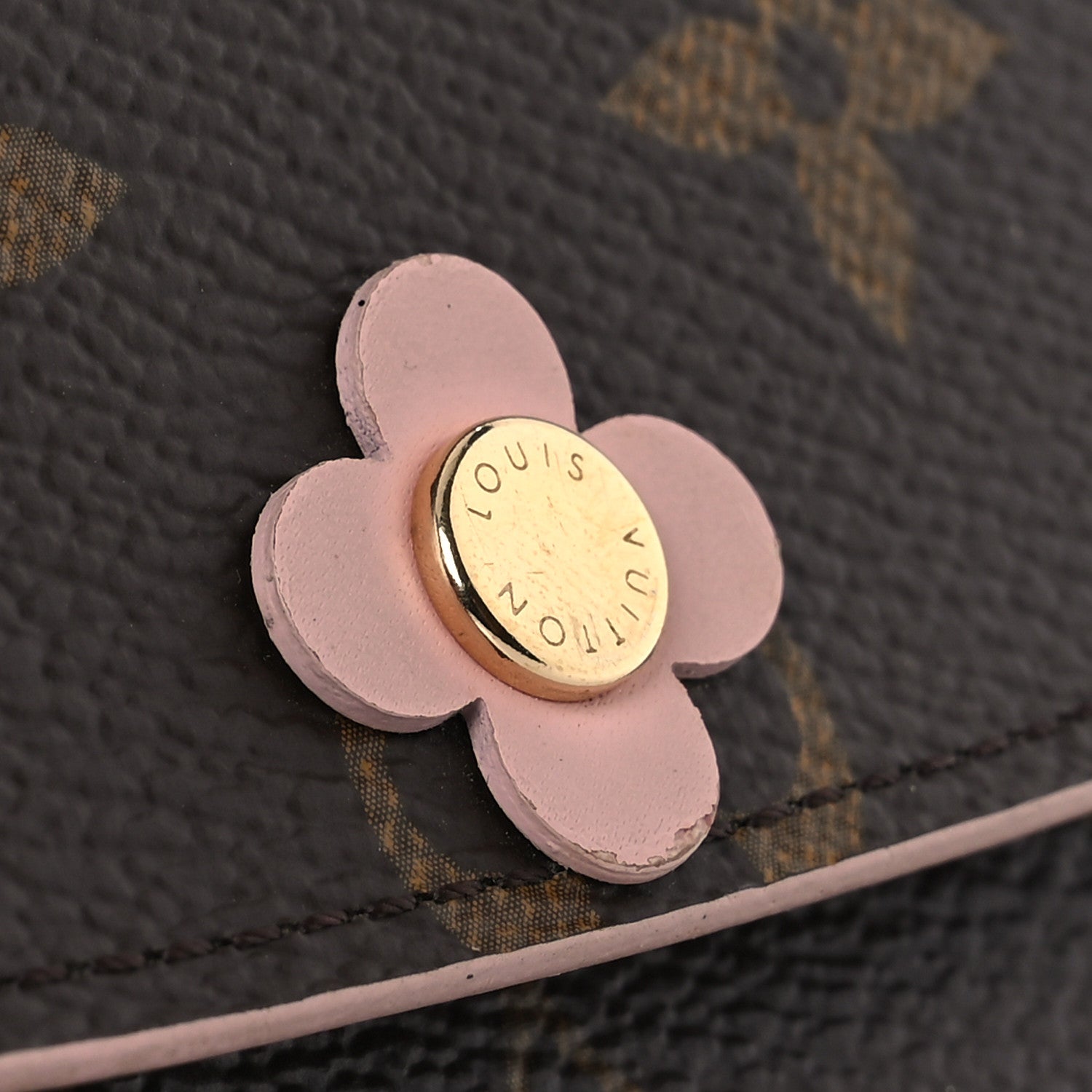 Louis Vuitton Monogram Bloom Flower Emilie Wallet Fuchsia 7 of 9