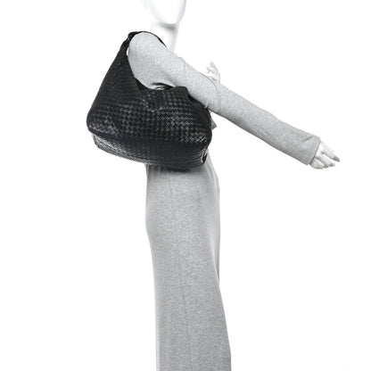 Bottega Veneta Nappa Intrecciato Sloane Hobo Black 2 of 14