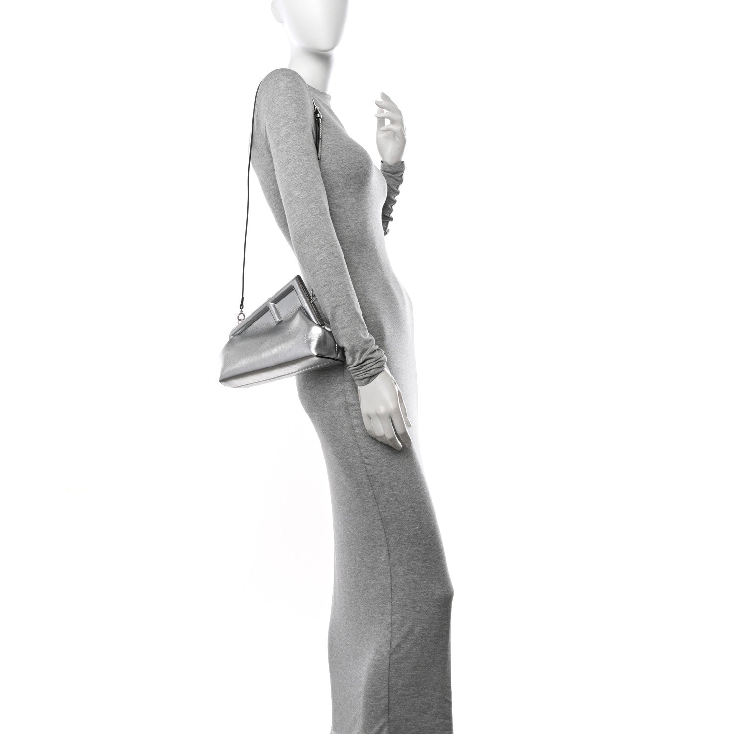 Fendi Rock Millenium Small Fendi First Argento 2 of 10