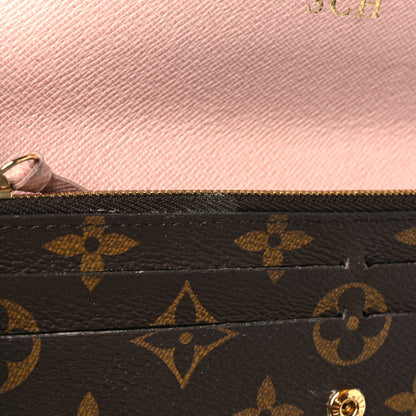 Louis Vuitton Monogram Emilie Wallet Rose Ballerine 7 of 8
