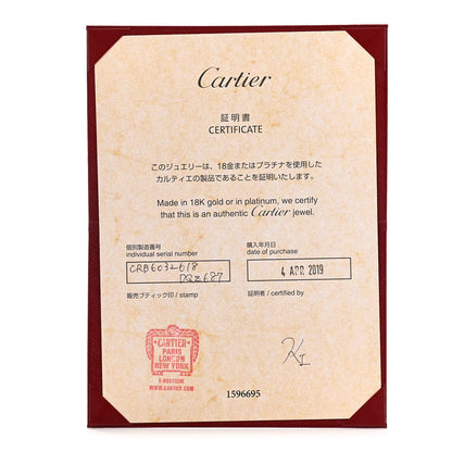 Cartier 18K Pink Gold LOVE Cuff Bracelet 18 4 of 4