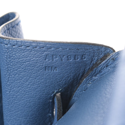 Hermes Epsom Birkin 35 Bleu Agate 6 of 11